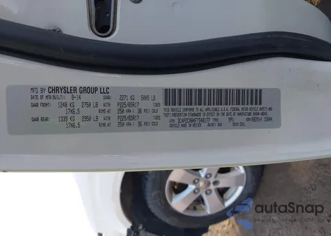 2015 Dodge Journey Se from USA, damaged, VIN 3C4PDCAB4FT548177